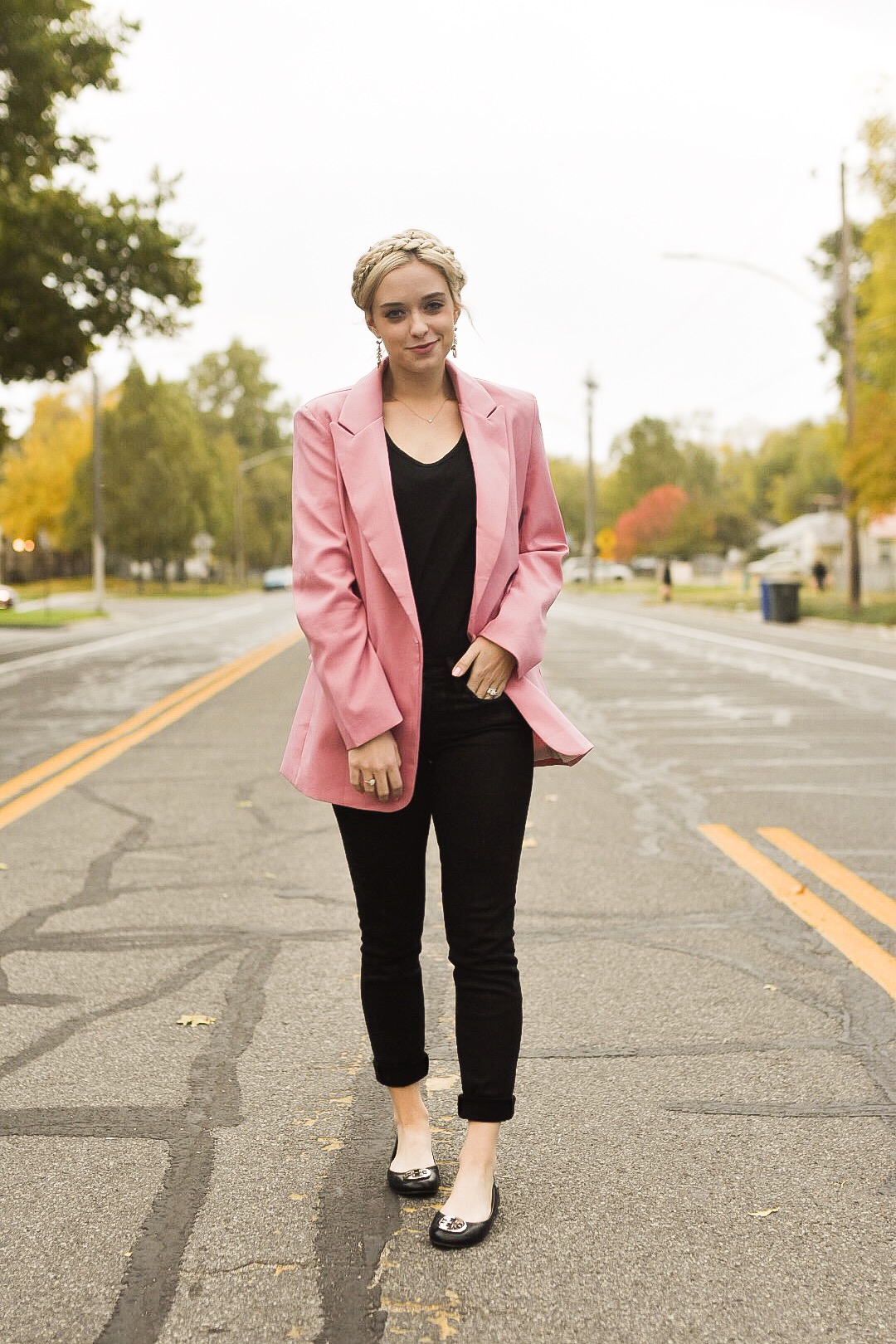 Work Wear: Pink Blazer – RILEY ALEXANDRA CAPPELLUCCI
